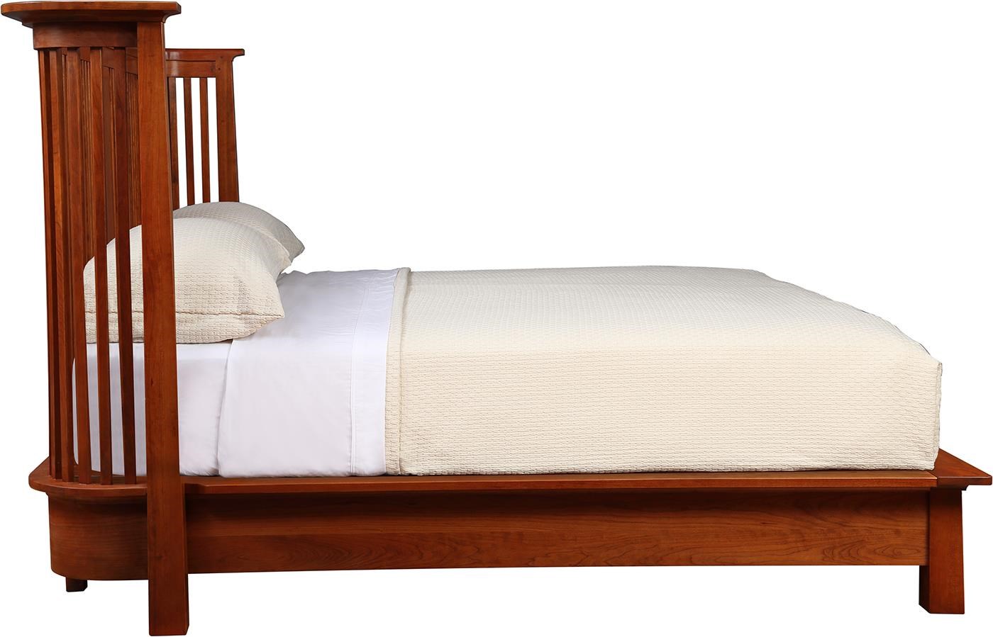 Stickley Oak Mission Classics King Platform Bed Williams & Kay Platform Beds/Low Profile Beds